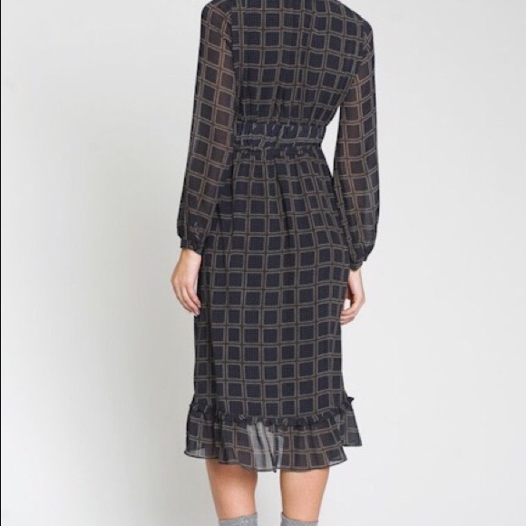 DRA CICERO RUFFLE WRAP DRESS - Picture 3 of 3